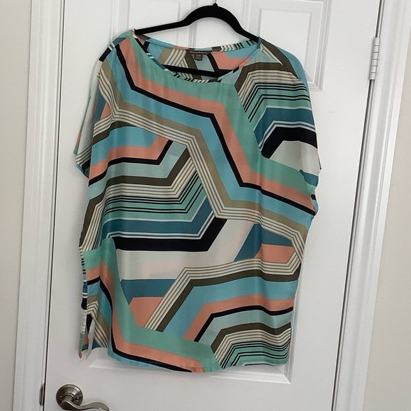 Tommy Bahama Tops - Tommy Bahama Multicolor Silk Tunic